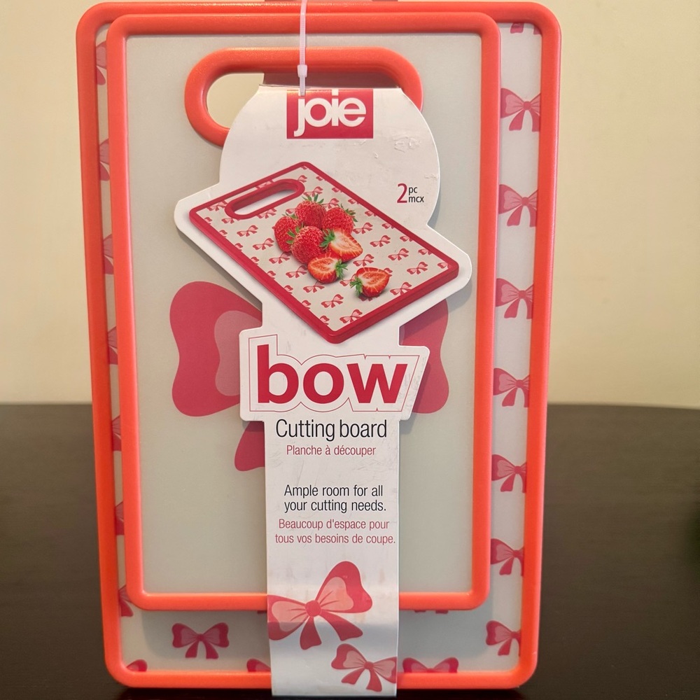 🎀 Joie set of 2 BOW Cutting Boards 🎀